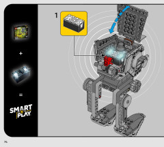 LEGO 75424 instructions page 74 – build guide