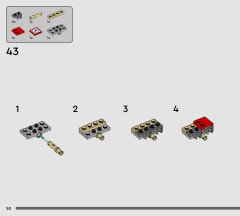 LEGO 75425 instructions page 50 – build guide