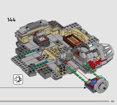 LEGO 75426 instructions page 133 – build guide