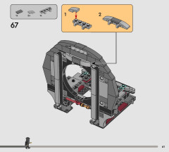 LEGO 75427 instructions page 61 – build guide