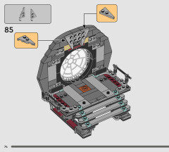 LEGO 75427 instructions page 74 – build guide