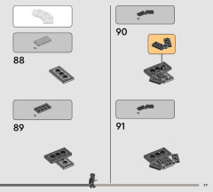 LEGO 75427 instructions page 77 – build guide
