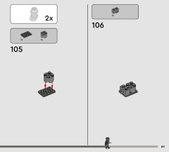 LEGO 75427 instructions page 89 – build guide