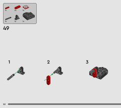 LEGO 75427 instructions page 52 – build guide