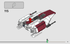LEGO 75427 instructions page 71 – build guide