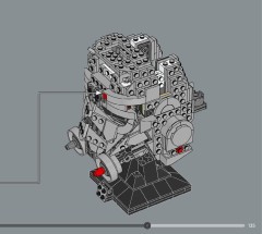 LEGO 75429 instructions page 135 – build guide