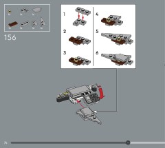 LEGO 75429 instructions page 74 – build guide