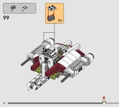 LEGO 75432 instructions page 72 – build guide