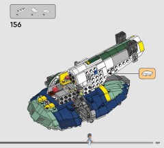 LEGO 75433 instructions page 129 – build guide