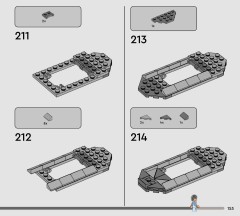 LEGO 75433 instructions page 153 – build guide
