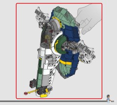 LEGO 75433 instructions page 165 – build guide