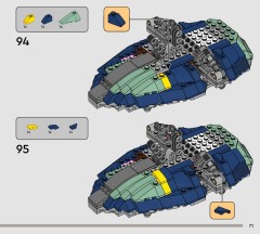 LEGO 75433 instructions page 71 – build guide