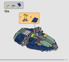 LEGO 75433 instructions page 77 – build guide