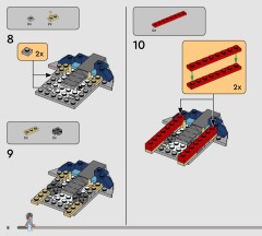 LEGO 75433 instructions page 8 – build guide