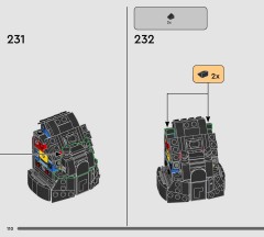 LEGO 75434 instructions page 110 – build guide