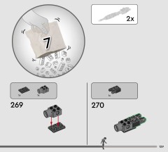 LEGO 75434 instructions page 129 – build guide