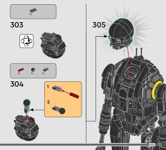 LEGO 75434 instructions page 153 – build guide