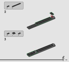 LEGO 75434 instructions page 155 – build guide