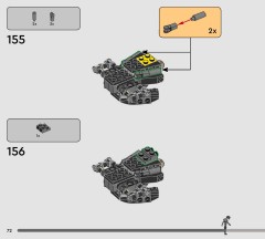LEGO 75434 instructions page 72 – build guide