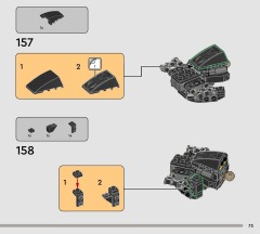 LEGO 75434 instructions page 73 – build guide