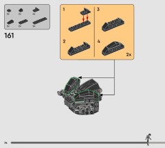 LEGO 75434 instructions page 76 – build guide