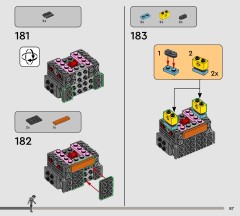 LEGO 75434 instructions page 87 – build guide