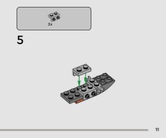 LEGO 75436 instructions page 11 – build guide