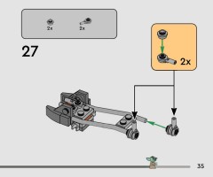 LEGO 75436 instructions page 35 – build guide