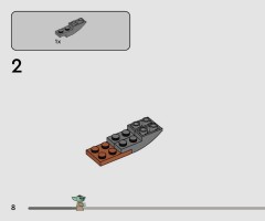 LEGO 75436 instructions page 8 – build guide