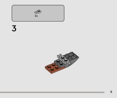 LEGO 75436 instructions page 9 – build guide