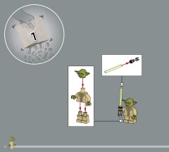 LEGO 75438 instructions page 6 – build guide