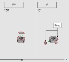 LEGO 75440 instructions page 71 – build guide
