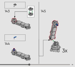 LEGO 75440 instructions page 75 – build guide