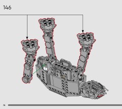 LEGO 75440 instructions page 76 – build guide
