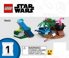 LEGO 75443 instructions page 1 – build guide