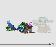 LEGO 75443 instructions page 75 – build guide