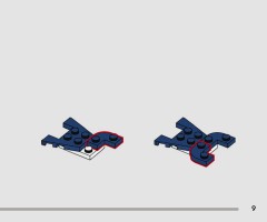 LEGO 75443 instructions page 9 – build guide