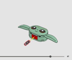 LEGO 75443 instructions page 61 – build guide