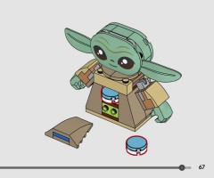 LEGO 75443 instructions page 67 – build guide