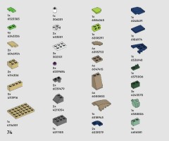 LEGO 75443 instructions page 74 – build guide