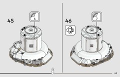 LEGO 75444 instructions page 43 – build guide