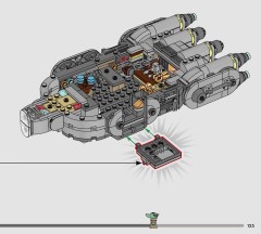 LEGO 75445 instructions page 123 – build guide