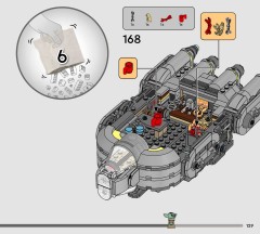 LEGO 75445 instructions page 129 – build guide