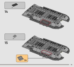 LEGO 75445 instructions page 15 – build guide