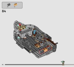 LEGO 75445 instructions page 70 – build guide