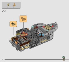 LEGO 75445 instructions page 76 – build guide
