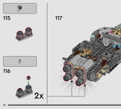 LEGO 75445 instructions page 98 – build guide
