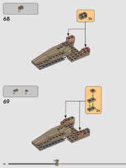 LEGO 75446 instructions page 42 – build guide