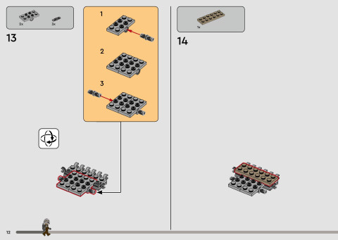 LEGO 75447 instructions page 12 – build guide