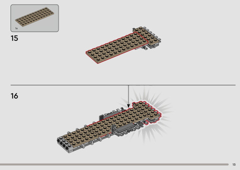 LEGO 75447 instructions page 13 – build guide